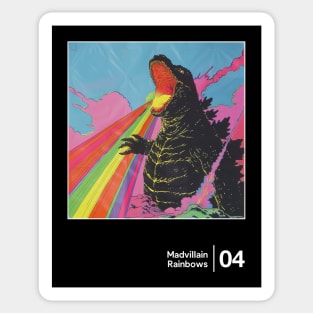 Rainbows - Minimalist Graphic Design Fan Artwork Sticker